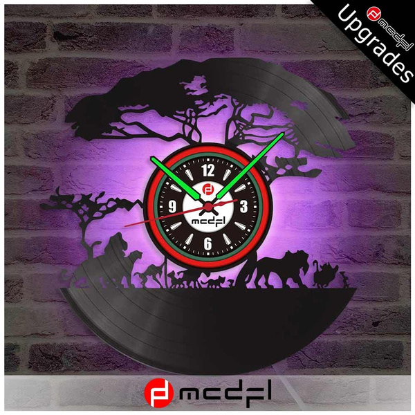 12 Inch Lion Art Animal Kingdom Vinyl Wall Clock Light Lamp Decorations Vintage Lp Record Decor Color Changing Lighting Led Handmade Gift Ideas Wish - Vinyl Record Decor Ideas 12 Inch Lion Art Animal Kingdom Vinyl Wall Clock Light Lamp Decorations Vintage Lp Record Decor Color Changing Lighting Led Handmade Gift Ideas Wish - Vinyl Record Decor Ideas