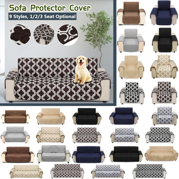 Waterproof Sofa Cover Couch Chair Slipcover Pet Mat Furniture Protector w/ Strap 