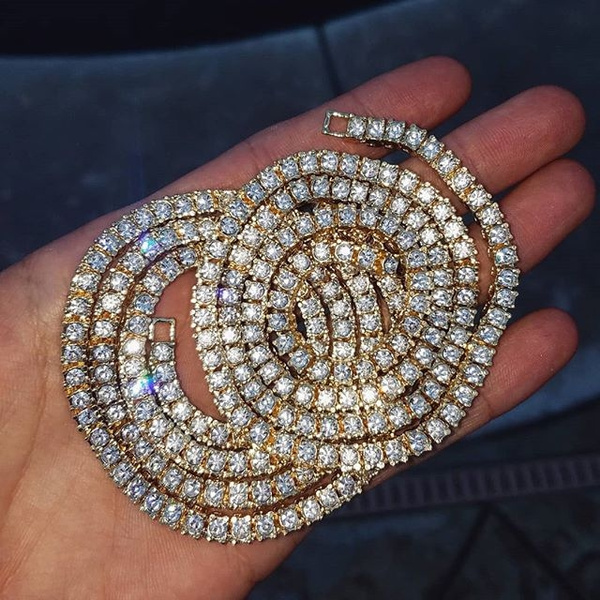 Men's Hip Hop Bling Bling Iced Out 