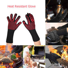  Extreme Hot 932℉ Heat Resistant Kitchen Mitts Barbecue BBQ Grilling Cooking Baking Oven Gloves