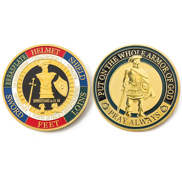 Put On The Whole Armor Of God Commemorative Challenge Coin Collection 