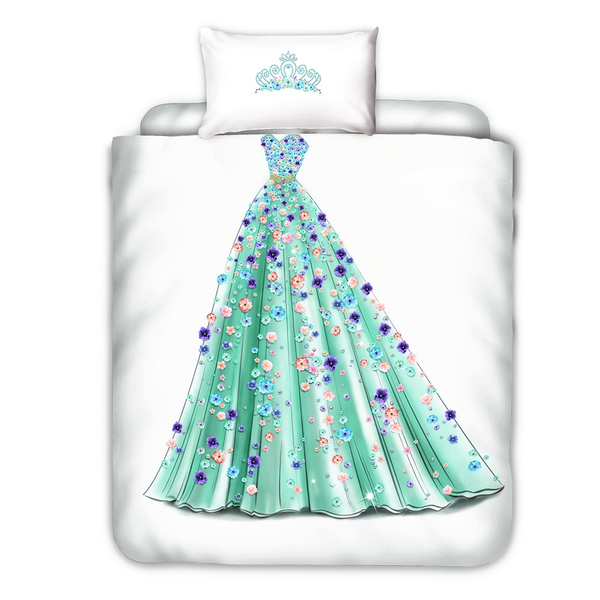 Princess dress 2024 duvet cover