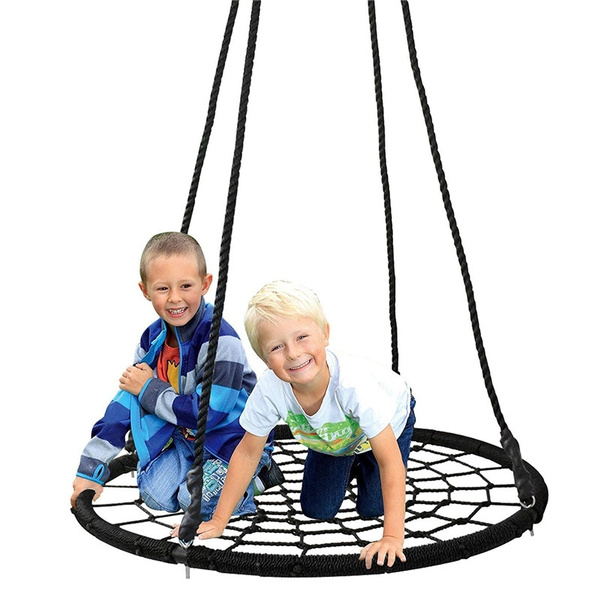 Details about   40" Width Tire Swing 71" Nylon Rope Swivel Tree Easy&Fast Assembled Adjustable 