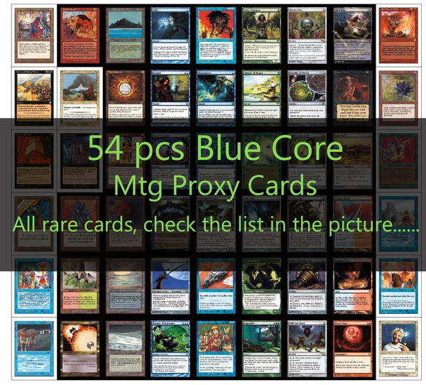 blue core mtg proxy cards Game Changers Pack | 10 | Commander MTG EDH Commander Bloomburrow Plane