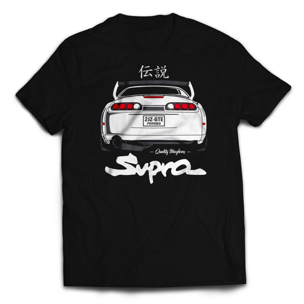 eenheid binnen Ideaal Toyota Supra Mk4 2jz 2jz-gte Car Graphic Tee Heren T-shirt Zwart | Wish