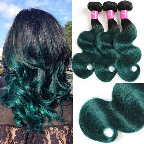 turquoise ombre hair