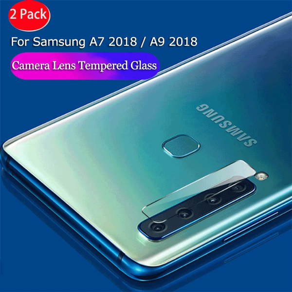Pack Camera Lens Tempered Glass For Samsung Galaxy A7 A9 2018
