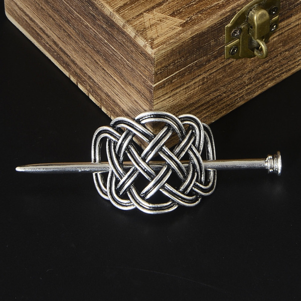 Celtic Knot Hair Accessories Norse Hair Pin Viking Hair Clip for Women  Longhair Decorat