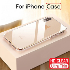 HD Transparent Ultra Thin Phone Case For iPhone X XR XS Max Soft TPU Clear Back Cover For iPhone 10 8 7 6 6S Plus Cases Coque