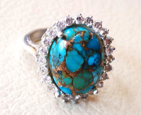 Sterling, Turquoise, Fashion, wedding ring