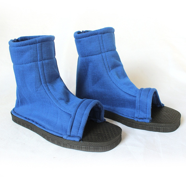 Japanese Ninja Shoes Boots Vintage Cosplay Retro Ancient Black Blue Wish