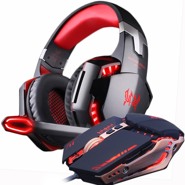 Gaming headphones with discount microphone