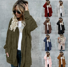 casual coat, fur coat, cardigan, Winter