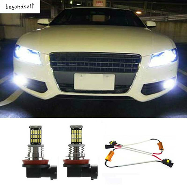 H8 PGJ19-1 Xenon WHITE 27 LED SMD CAN BUS ERROR FREE Car Fog Bulbs fit PORSCHE 