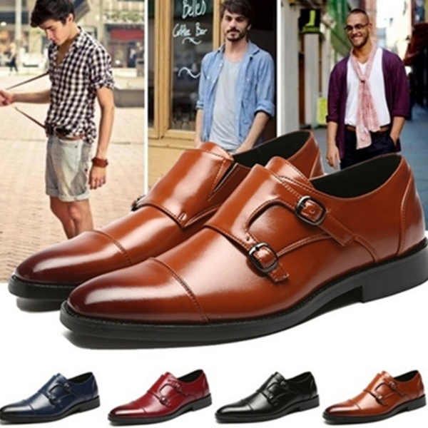 double monk strap shoes casual