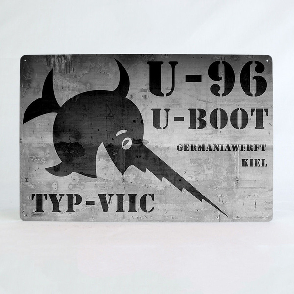 Das Boot U Boot U 96 German Submarine Laughing Swordfish Sign Logo WW2 Collector