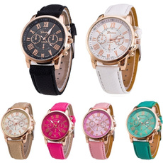 2021 New Geneva Luxury Brand Women Watches Rhinestone Lady Wristwatches Leather Fashion Causal Dress Watch Women Quartz Watch Bracelet Watches