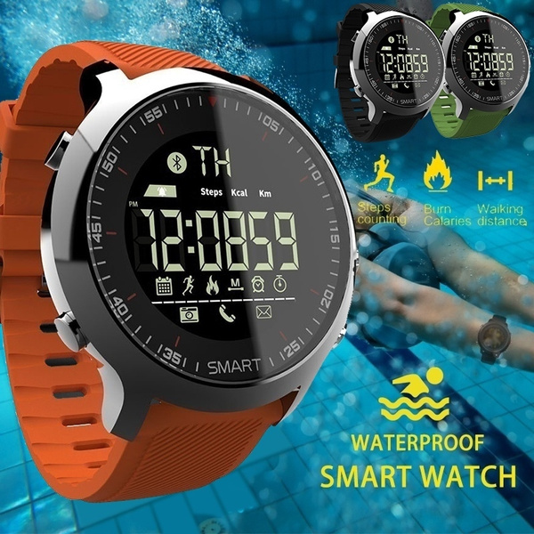 Waterproof store swimming watch