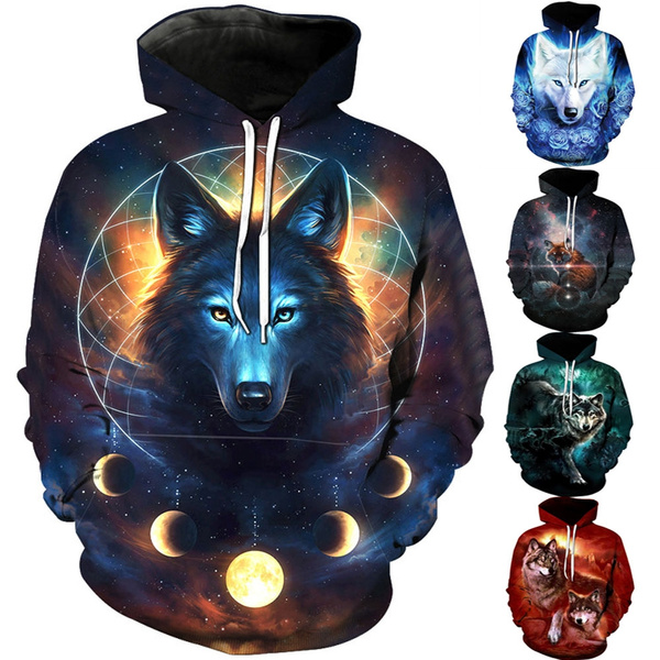 Cool hotsell wolf hoodies