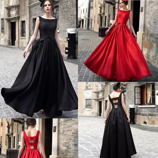 NEW Charming Wedding Women Bridesmaid Long Evening Party Ball Cocktail  Formal Dress | Wish