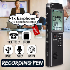 Voice Recorder, lcd, Rechargeable, soundrecorder