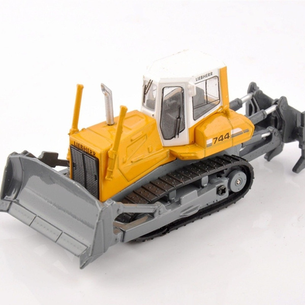 1:87 Scale LIEBHERR PR 744 Crawler Construction Vehicles Car Model 
