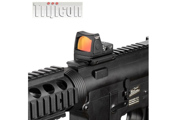 Mini RMR Red Dot Sight Collimator Glock Riflex Scope For Hunting Airsoft fit 20m 