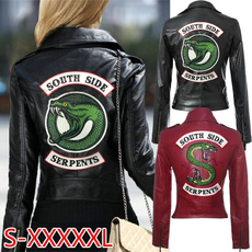 motorcyclejacket, Plus Size, Outerwear, leather