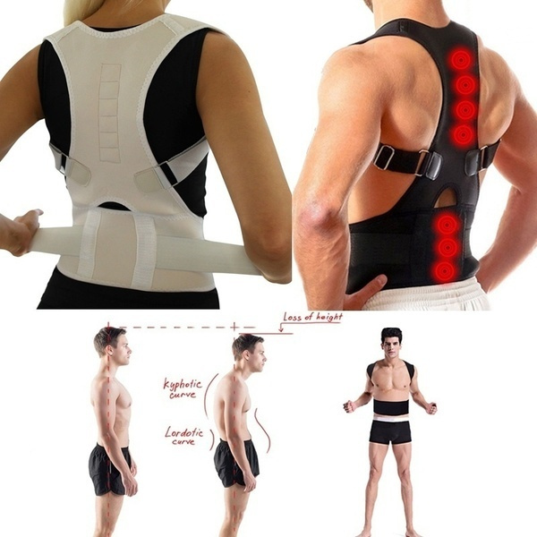 magnetic posture corrector back support belt