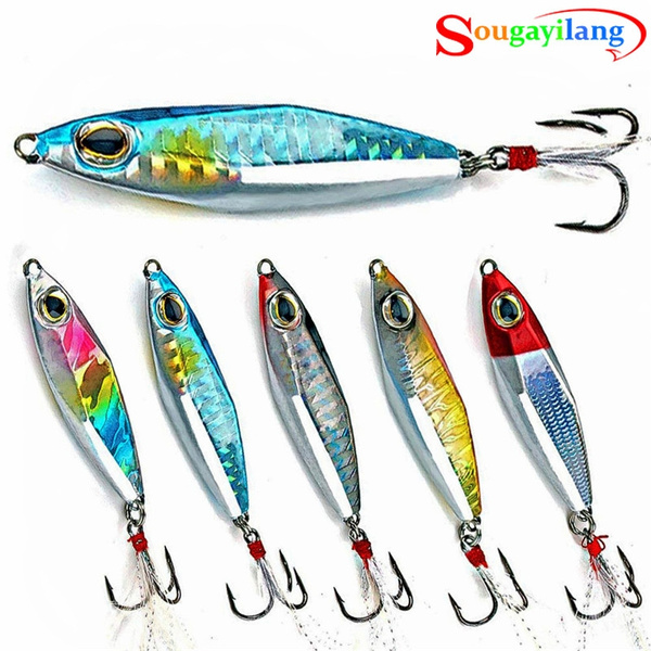 Jigs Señuelos de pesca Cucharas metálicas para hundir Micro Jigging Bait Jigs Señuelos de pesca Cucharas metálicas para hundir Micro Jigging Bait