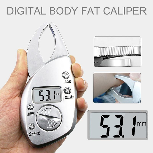 New Digital/Mechanical Body Fat Calipers Tape Measure Skin Fold