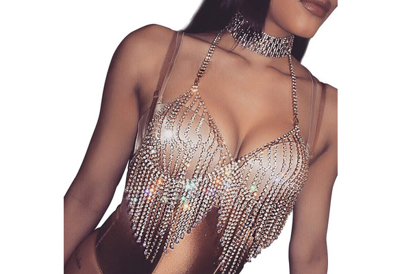 WISHKAA.COM on X: Body Jewelry Rhinestone Bra thong set Women Body Chain  Top bottom $ 36.99 USD #anniversarygift #chainnecklace #bralette  #wishkaacom #bodyjewelry #bodybralette 💯 💯 💘  / X