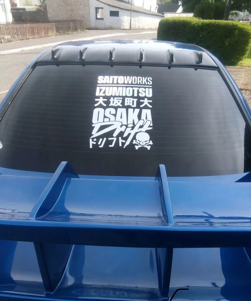 jdm stickers rear window