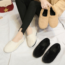 plushshoe, cottonshoe, fur, Зима