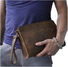 Leather Handbags, leather, Clutch, mensmessengerbag