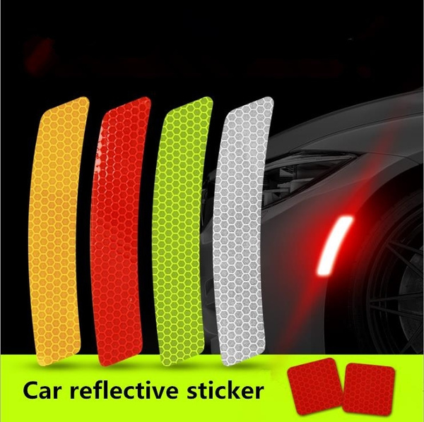 Car supplies high-strength wheel eyebrows reflective stickers open door ...