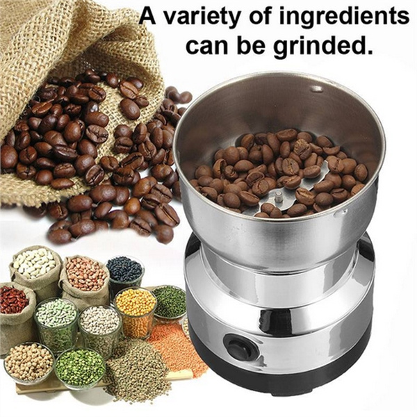 electric coffee bean grinder large stainless