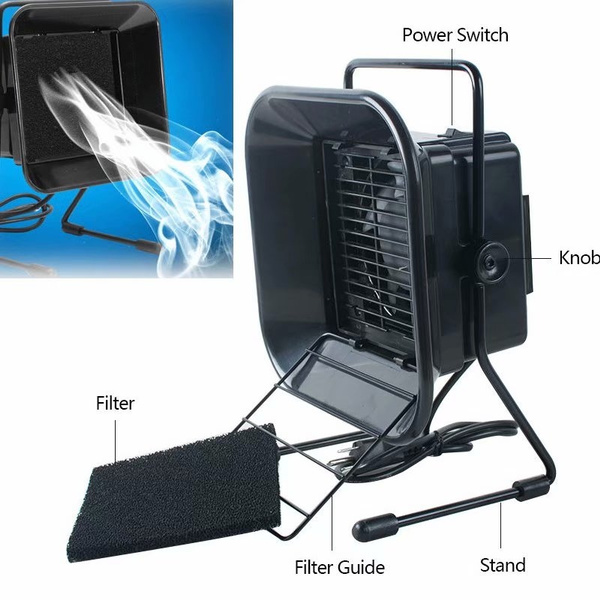 Smoke Absorber Remover Fume Extractor Air Filter Fan Wish
