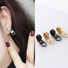 Funny, Fashion, simpleearring, Zip