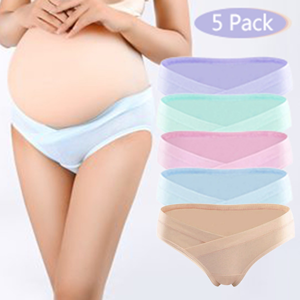 5PCS/Set 5 Colors Intimate Portal Women Under The Bump Maternity