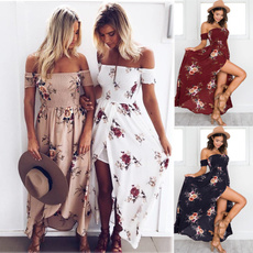 Summer, Floral print, chiffon dress, Dress