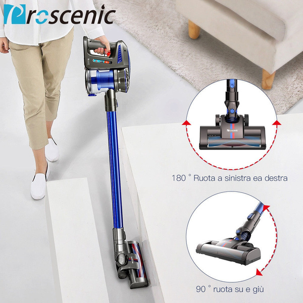 Proscenic P8 Aspirapolvere Senza Fili elettrica peli animali tappeti Mano  Mocio | Wish
