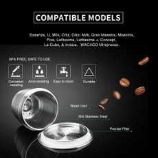 Steel, Coffee, coffeecapsule, coffeefilter