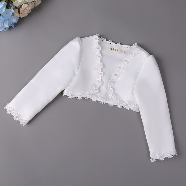 Flower girl bolero jacket best sale