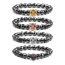 Charm Bracelet, Head, Jewelry, Leopard