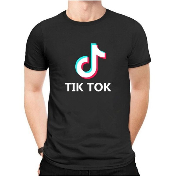 Logo Printed Short-sleeved Round Neck 