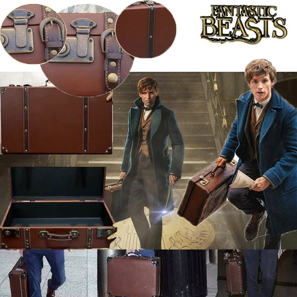 Cosplay Fantastic Beasts and Where to Find Them Newt Scamander Magic Case Film 