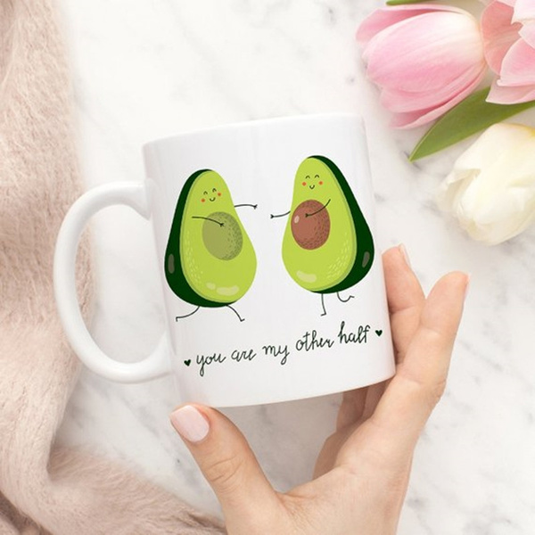 You Are My Other Half, Cute Avocados Travel Mug