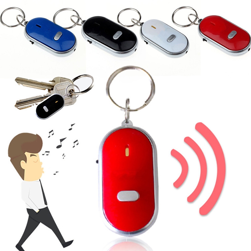 Anti-lost Whistle//Shout Key Remote Wireless Smart Locator Sound Alarm with LED