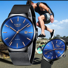 Steel, quartz, Classics, wristwatch